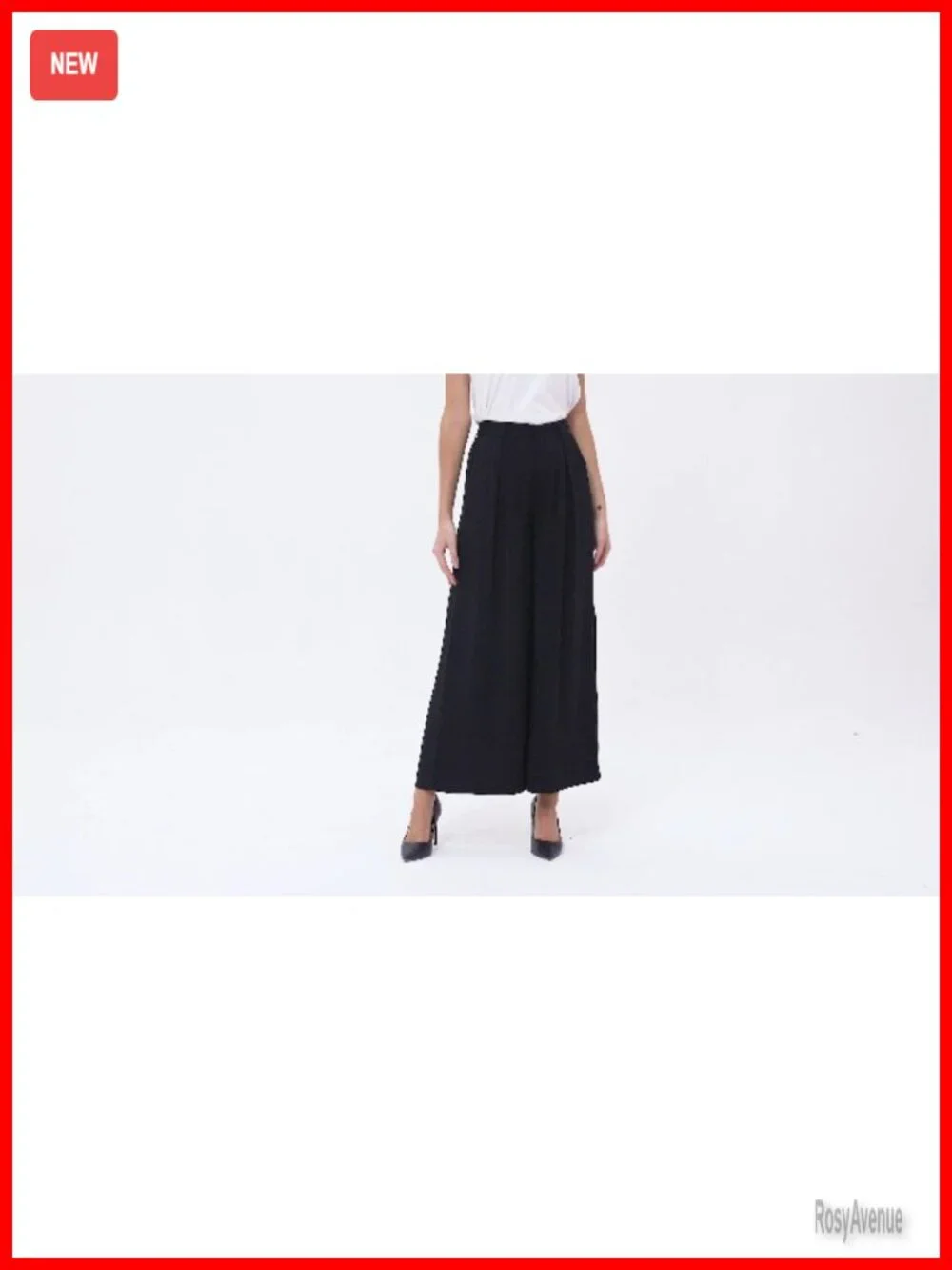 Women High Waist Wide Leg Palazzo Pants Trousers Cargo